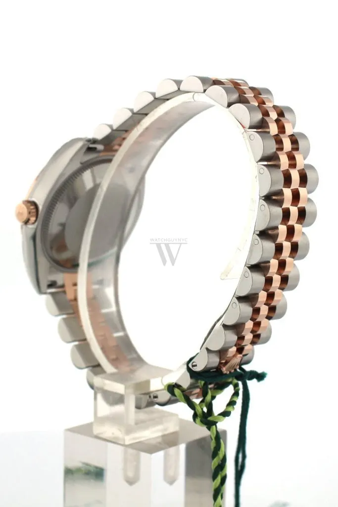 Rolex Datejust 31 Pink Diamond Dial  Fluted Bezel 18K Rose Gold Two Tone Jubilee Ladies Watch 178271 Pre-owned