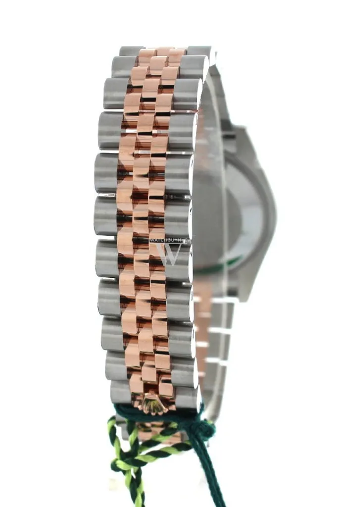 Rolex Datejust 31 Pink Diamond Dial  Fluted Bezel 18K Rose Gold Two Tone Jubilee Ladies Watch 178271 Pre-owned