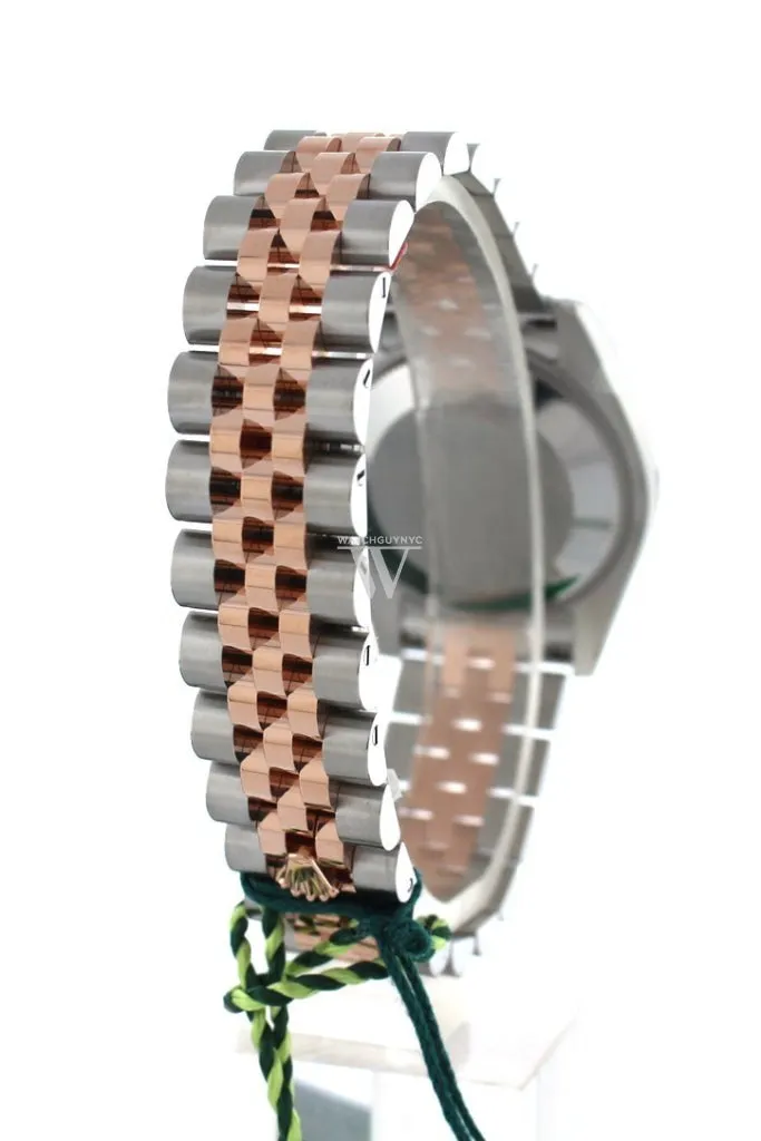 Rolex Datejust 31 Pink Diamond Dial  Fluted Bezel 18K Rose Gold Two Tone Jubilee Ladies Watch 178271 Pre-owned