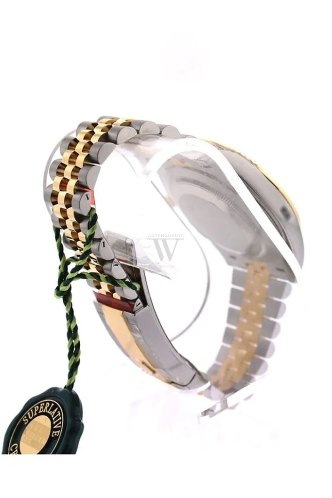 Rolex Datejust 31 Silver Dial Diamond Bezel 18K Gold Two Tone Jubilee Ladies 178343 Pre-owned