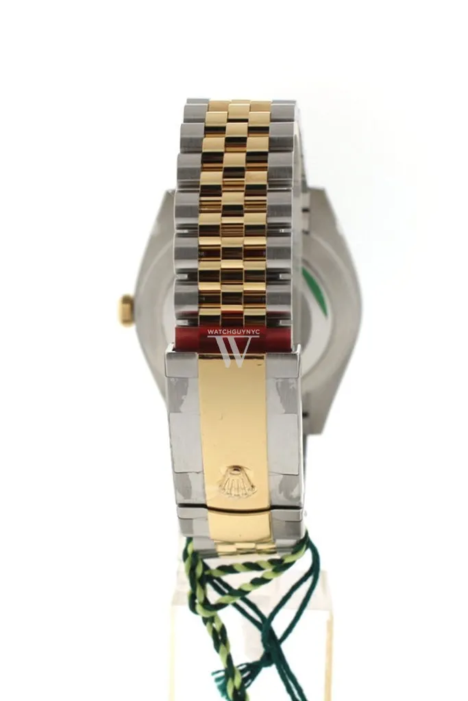Rolex Datejust 31 Silver Dial Diamond Bezel 18K Gold Two Tone Jubilee Ladies 178343 Pre-owned