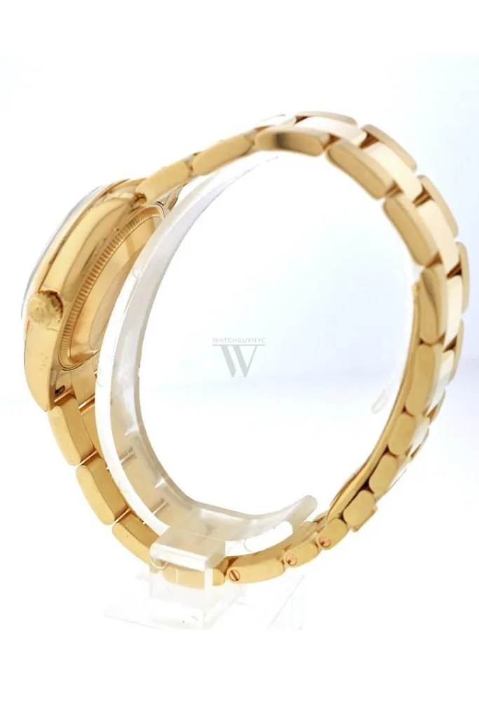 Rolex Datejust 31 White Mother of Pearl Diamond Dial 18K Yellow Gold Ladies Watch 178248 Pre-owned