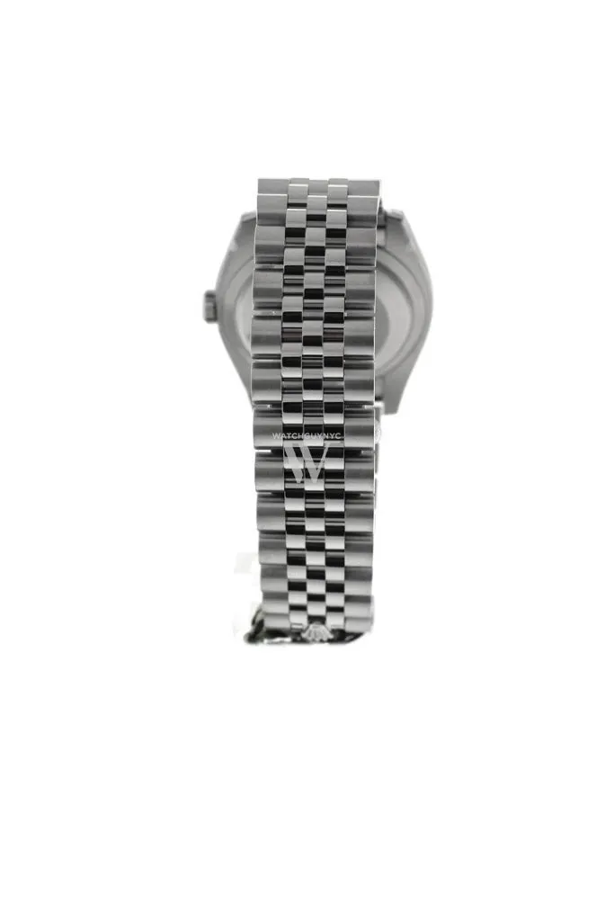 ROLEX Datejust 36 White Roman Dial 18k White Gold Men's Watch 116234 Pre-owned
