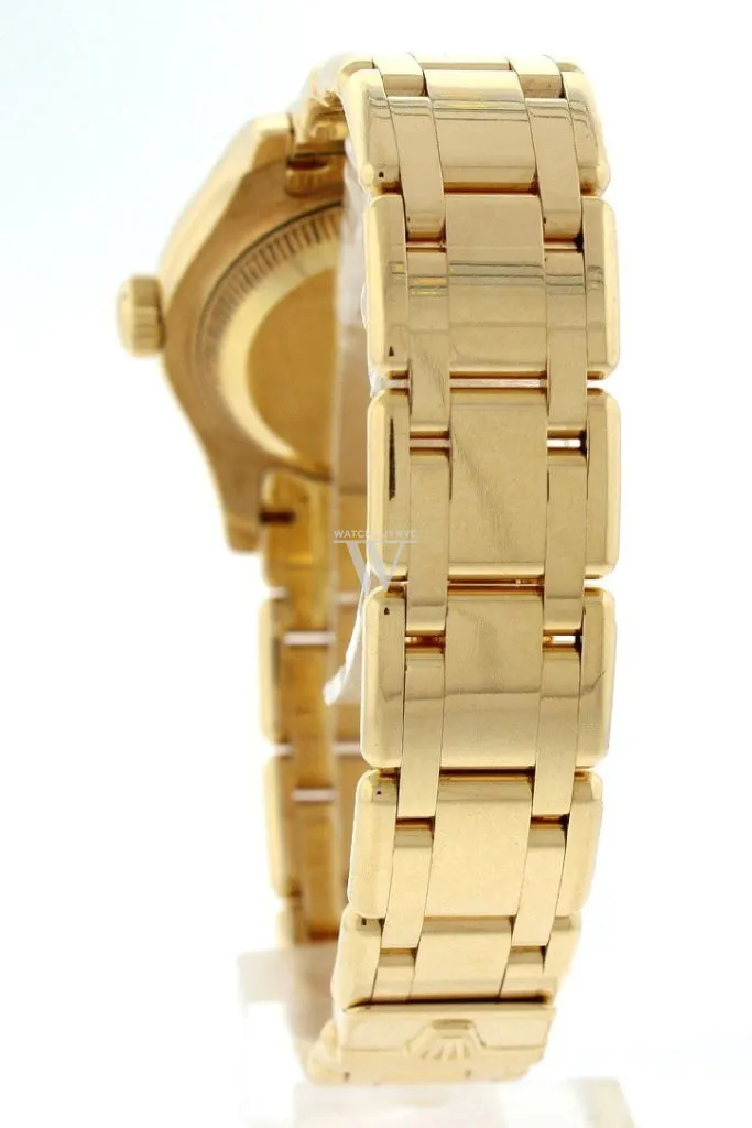 Rolex Oyster Perpetual Pearlmaster 18kt Yellow Gold Diamond Ladies Watch 80318