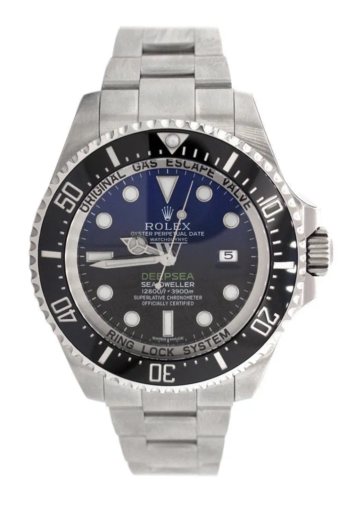 ROLEX Sea Dweller Deepsea 44 Deep Blue Dial Stainless Steel Men's Watch 116660