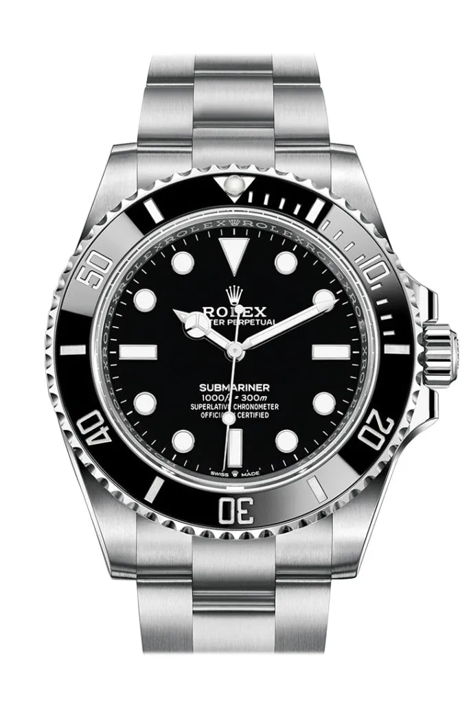 Rolex Submariner 41 Automatic Chronometer Black Dial Men's Watch 124060 New Release 2020