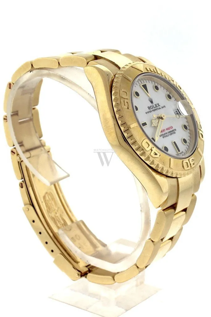 Rolex Yacht-Master White Dial Steel 18K Yellow Gold Ladies Watch 169628
