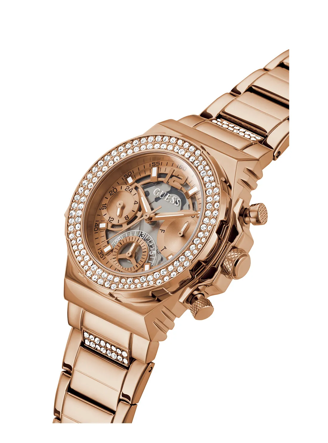 Rose Gold Fusion Glitz Watch