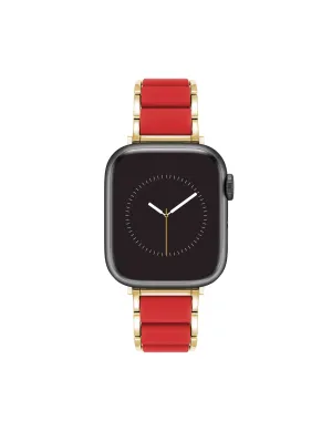 Rubberized Link Bracelet Band for Apple Watch®