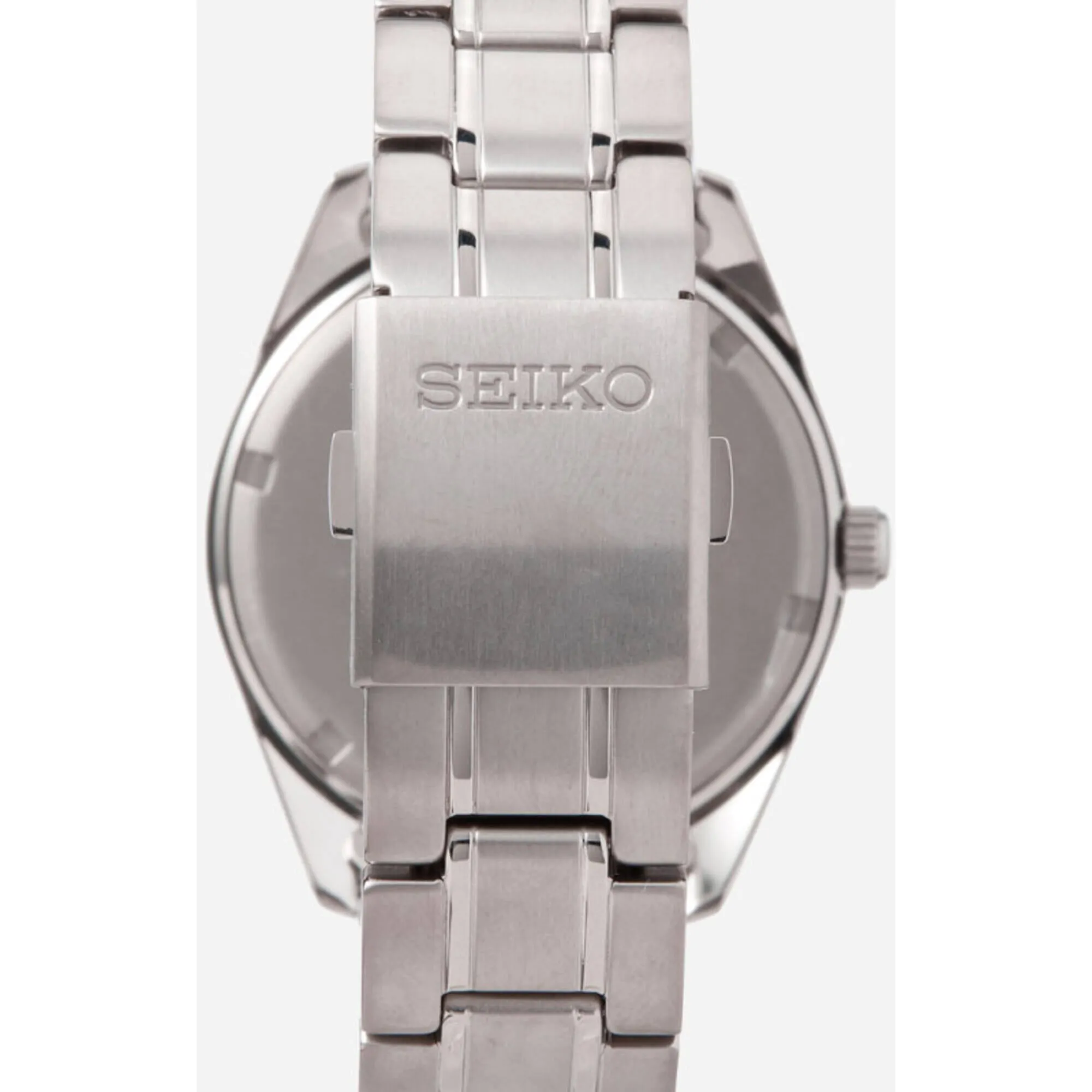 Seiko Men's Watch - Classic Quartz Dark Blue Dial Titanium Bracelet | SUR373P1