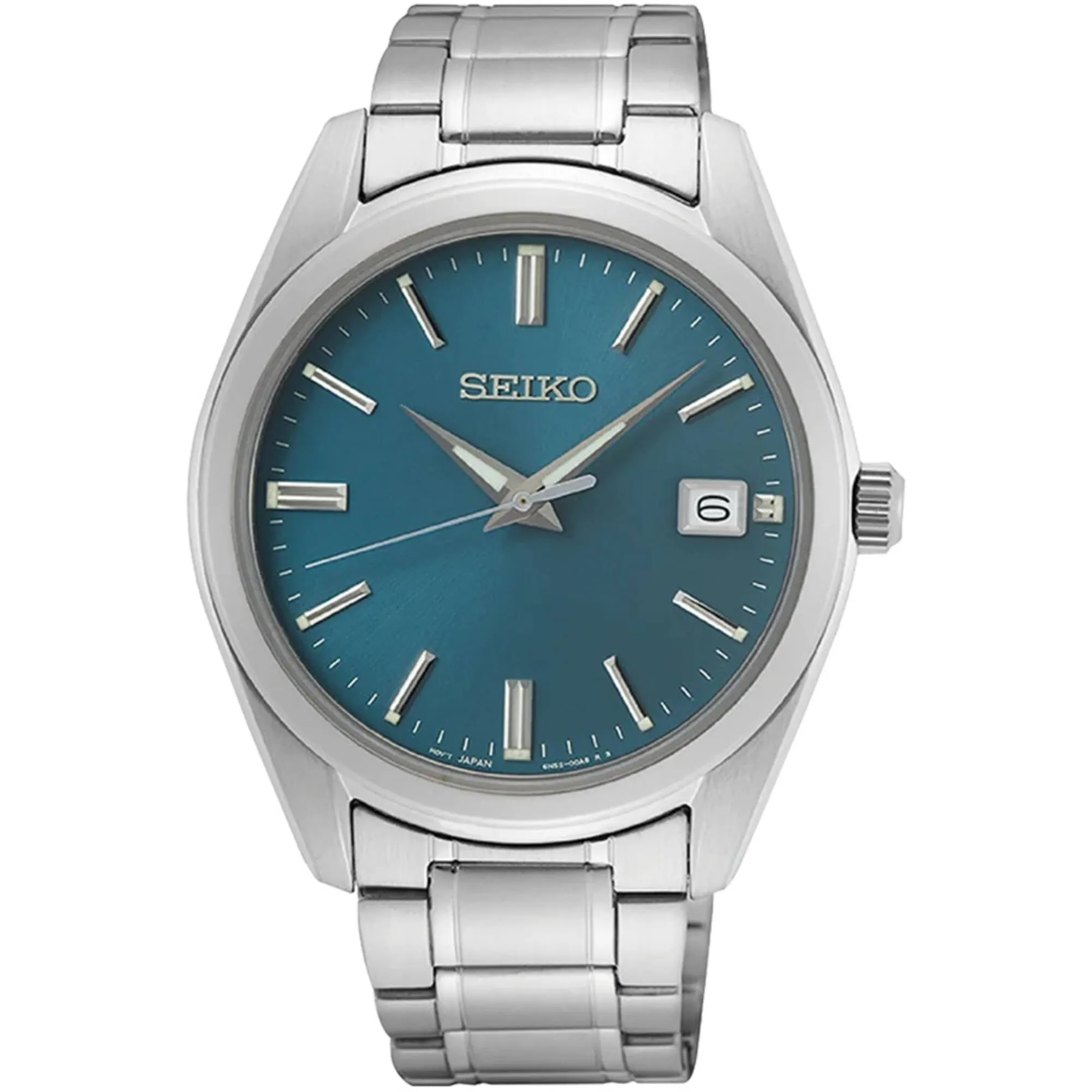 Seiko Men's Watch - Quartz Sunray Blue Dial Stainless Steel Bracelet Date | SUR525P1