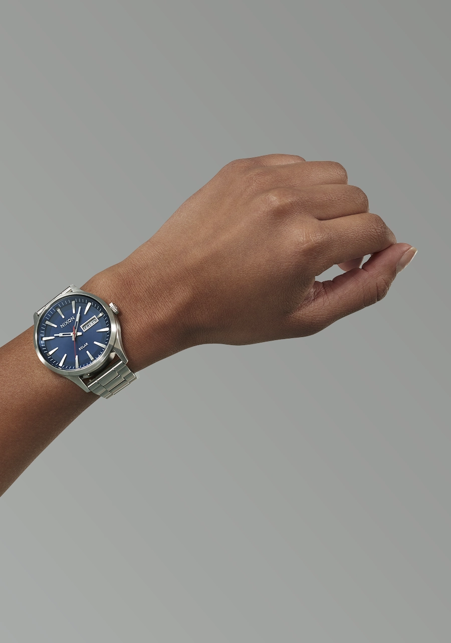 Sentry Solar Stainless Steel - Navy Sunray / Silver