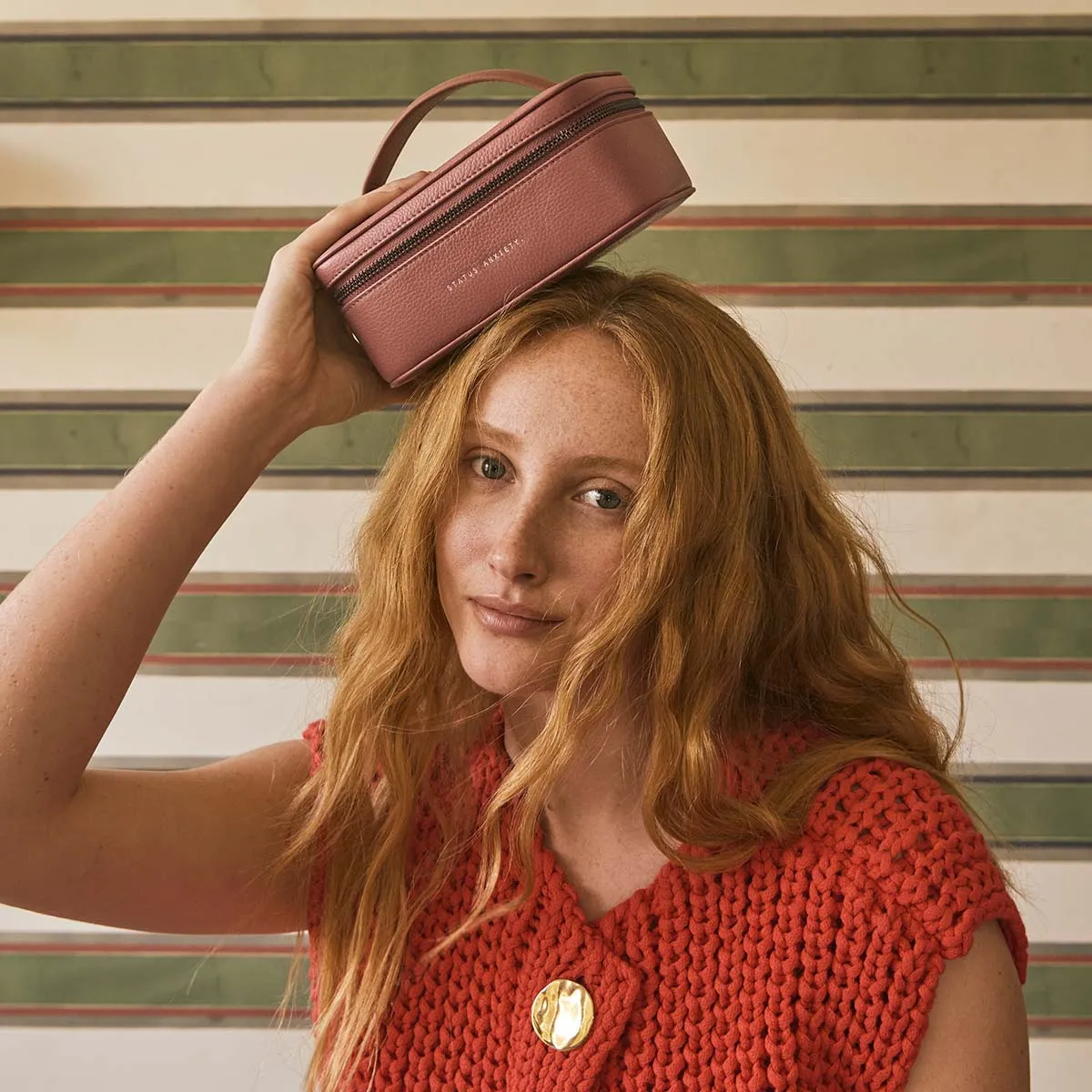 Shining Armour Jewellery Case - Dusty Rose