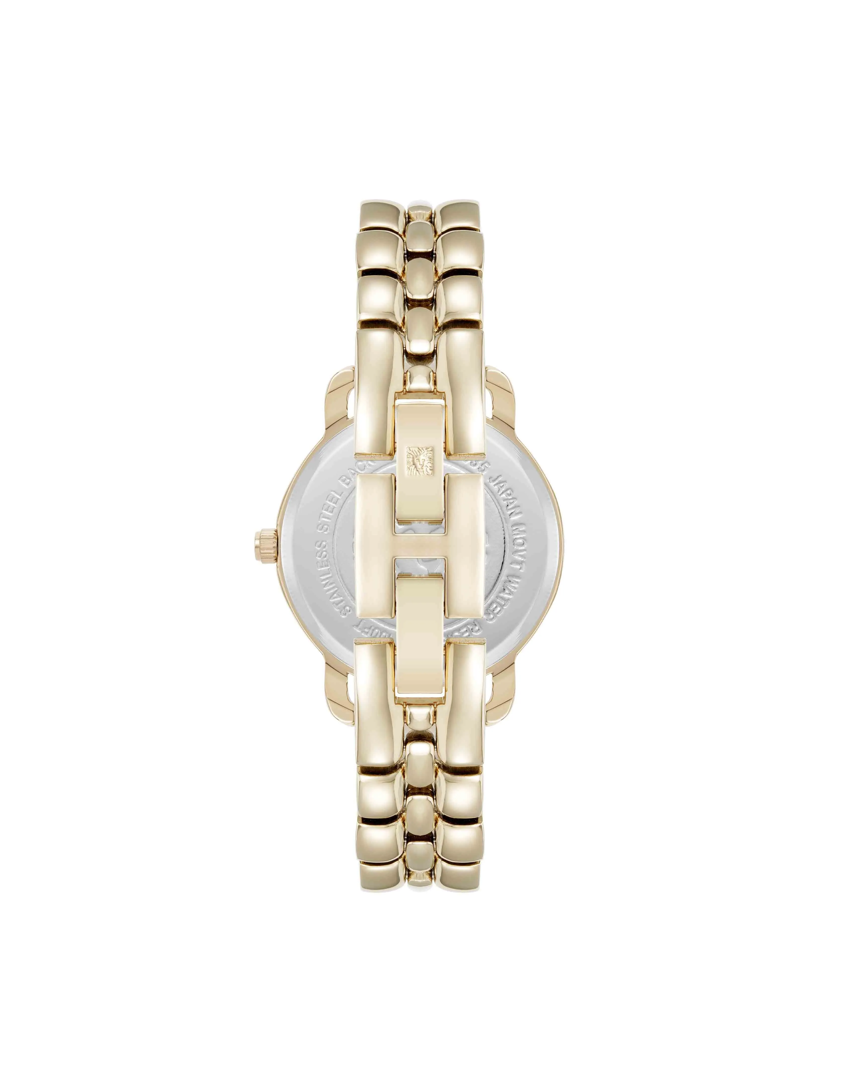 Signature Round Crystal Accented Dial Watch