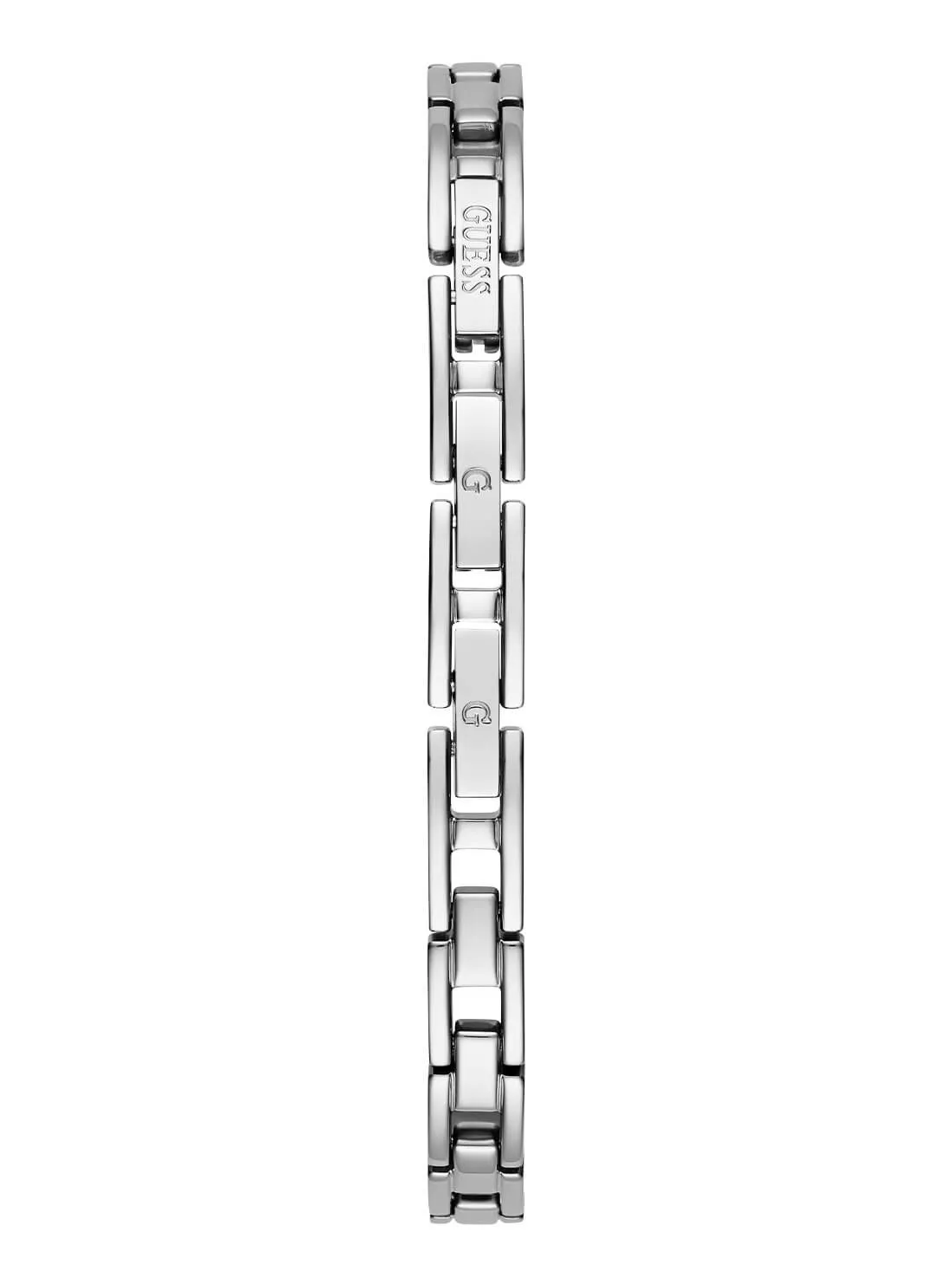 Silver Audrey Glitz Hexagonal Link Watch