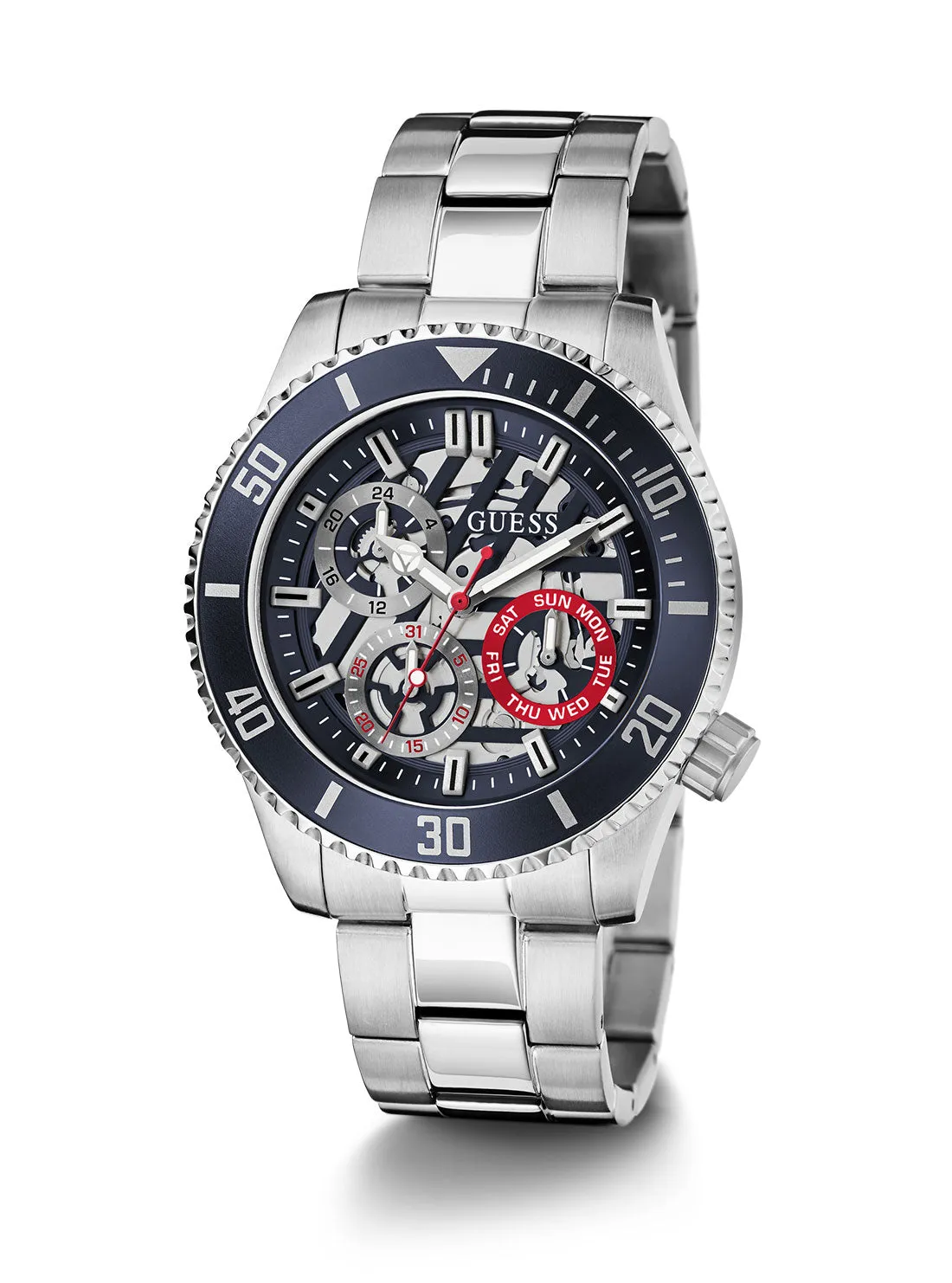 Silver Axle Watch