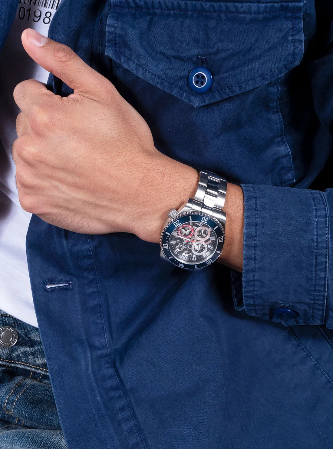 Silver Axle Watch