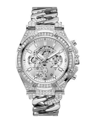 Silver Baron Glitz Watch