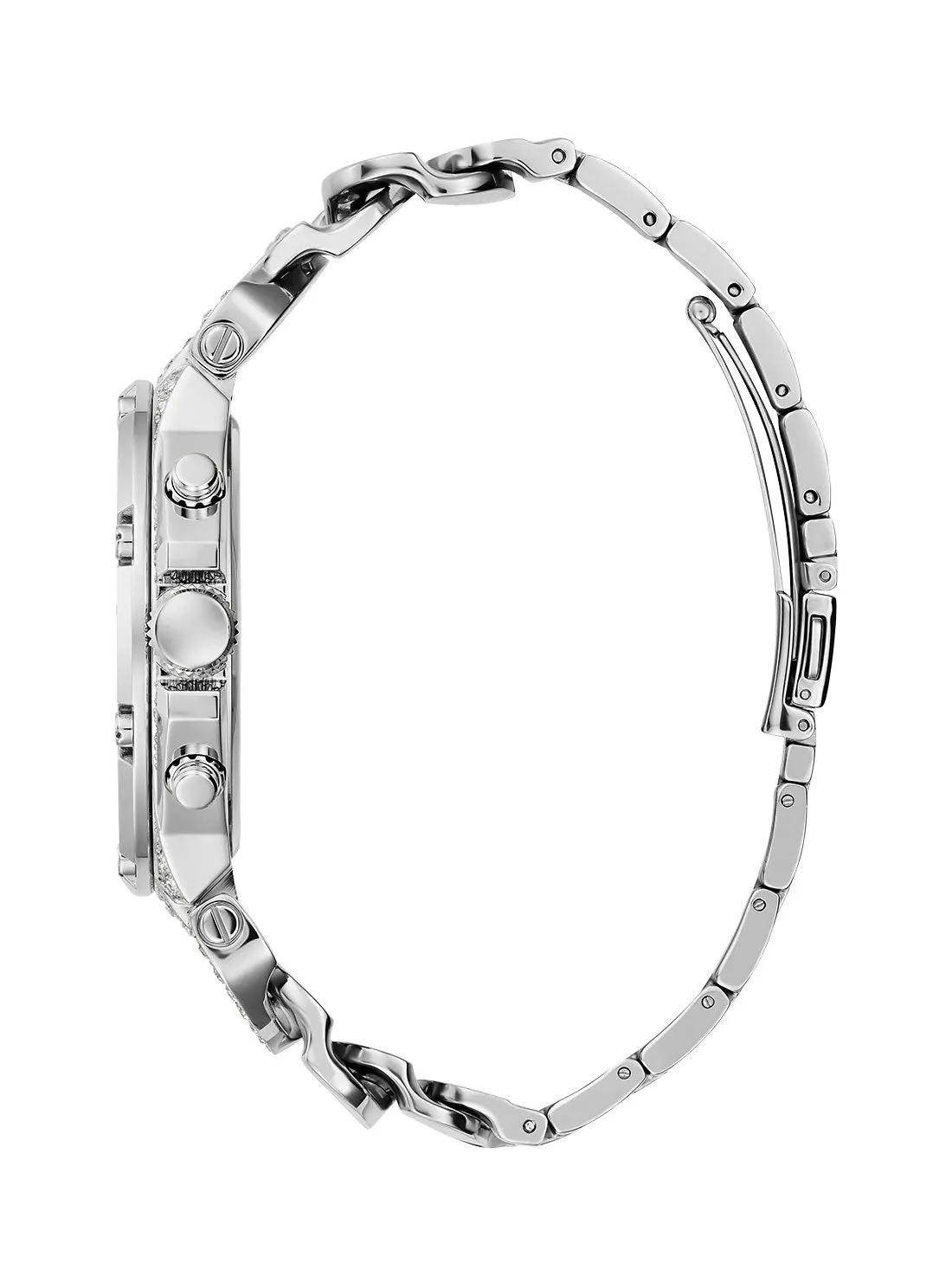 Silver Baron Glitz Watch