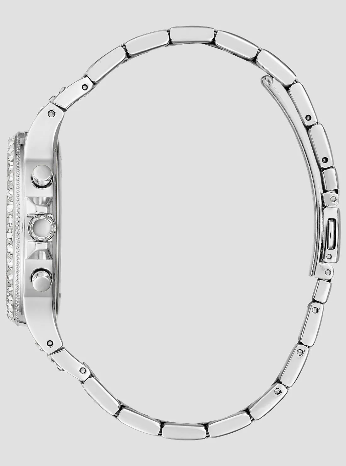 Silver Crystal Moonlight Watch