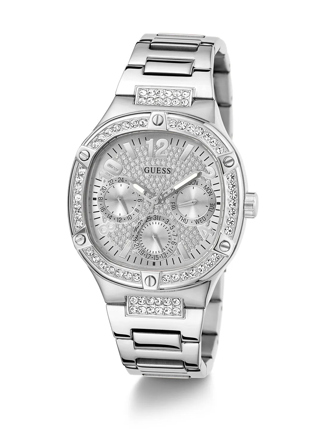 Silver Duchess Crystal Glitz Watch