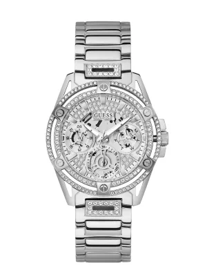 Silver Queen Crystal Watch