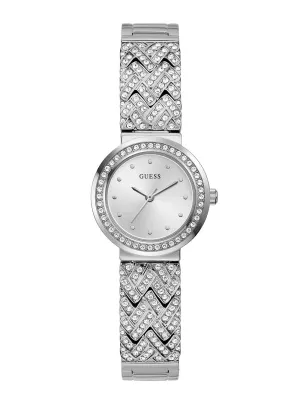 Silver Treasure Crystal Watch