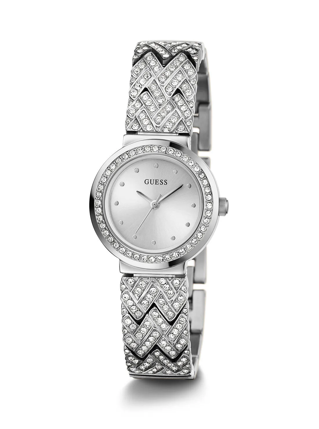 Silver Treasure Crystal Watch