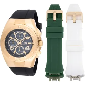 Technomarine Men's Watch - Cruise Original Chrono Black Silicone Strap | TM-124030