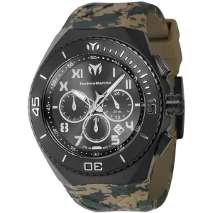 Technomarine Men's Watch - Manta Ocean Chronograph Gunmetal Dial Strap | TM-221044