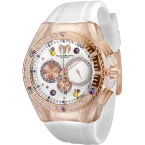 Technomarine Women's Watch - Cruise Dream Rose Gold Case Silicone Strap | TM-120002