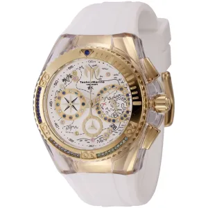 Technomarine Women's Watch - Cruise Dream Yellow Gold Case White Strap | TM-121003