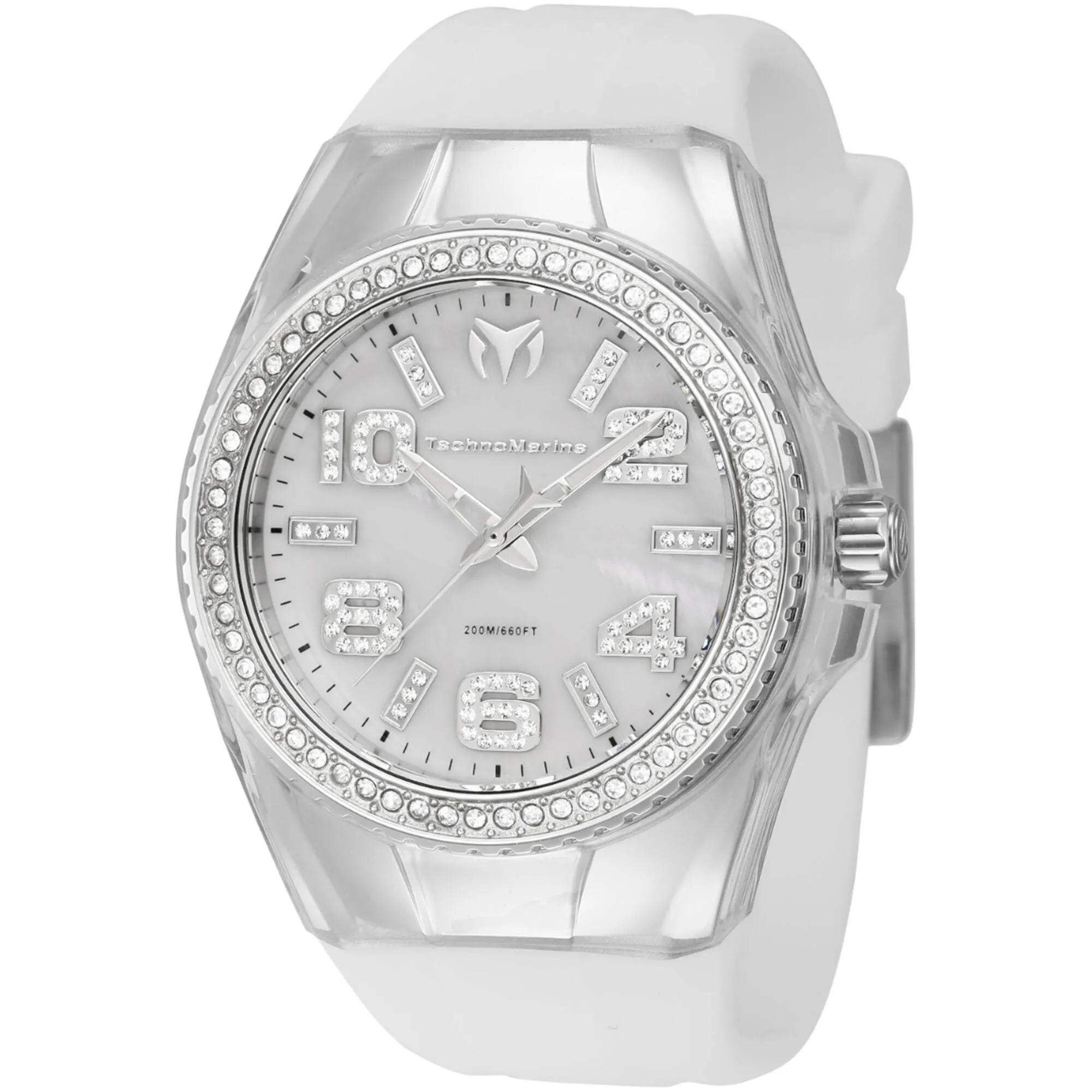 Technomarine Women's Watch - Cruise Monogram White Mother of Pearl Dial | TM-121260