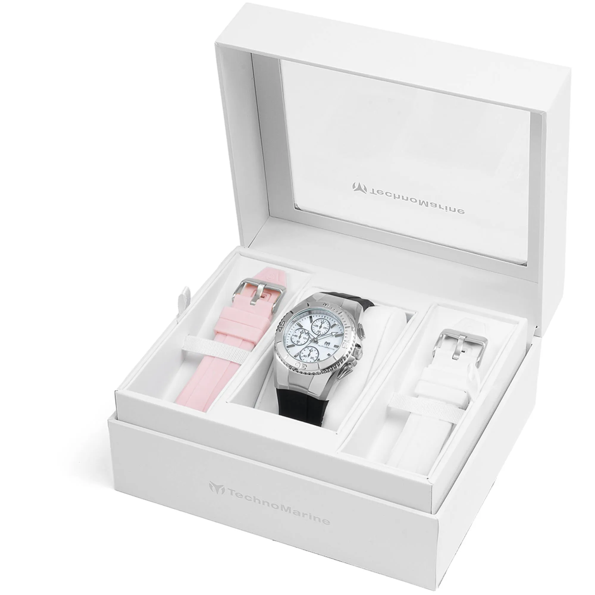 Technomarine Women's Watch - Cruise Original White Dial Silicone Strap | TM-124032