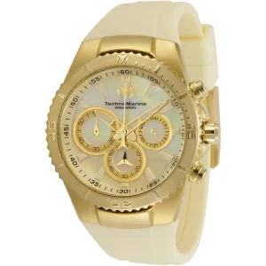 Technomarine Women's Watch - Manta Sea Champagne MOP Dial Beige Strap | TM-220080