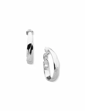 Tiered Clip Hoop Earrings