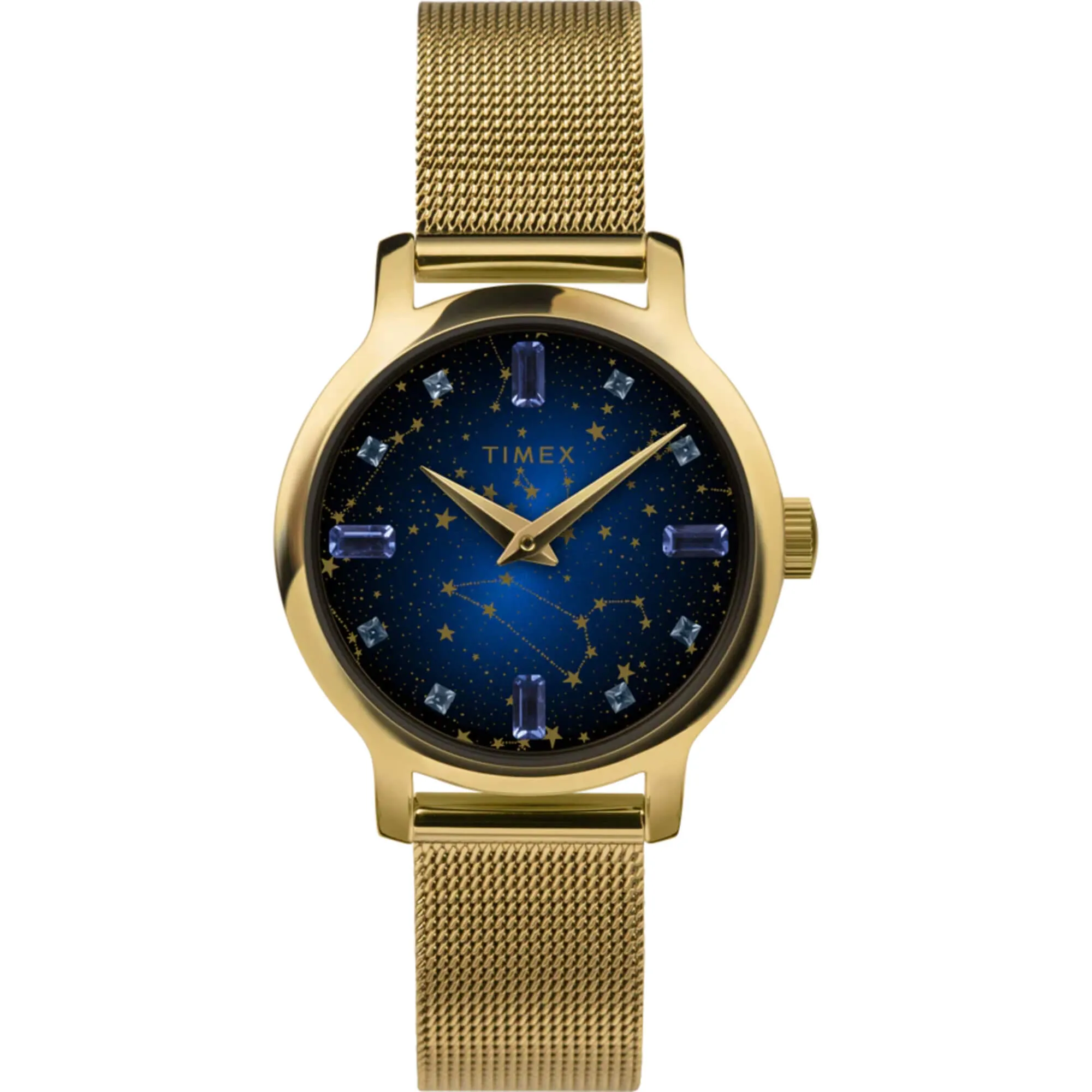 Timex Women's Watch - Transcend Celestial Yellow Steel Mesh Bracelet | TW2V51900