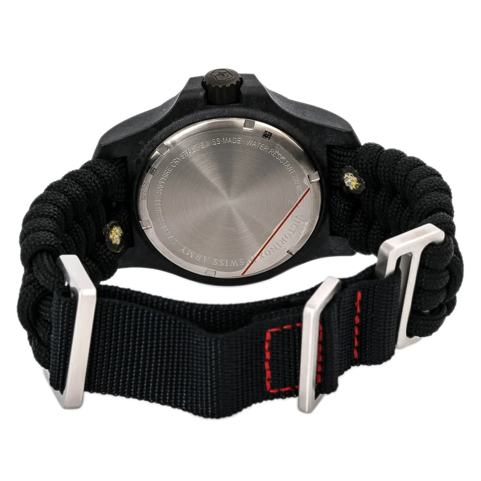 Victorinox Swiss Army 241776 I.N.O.X. Carbon Black Dial Men's Watch Set