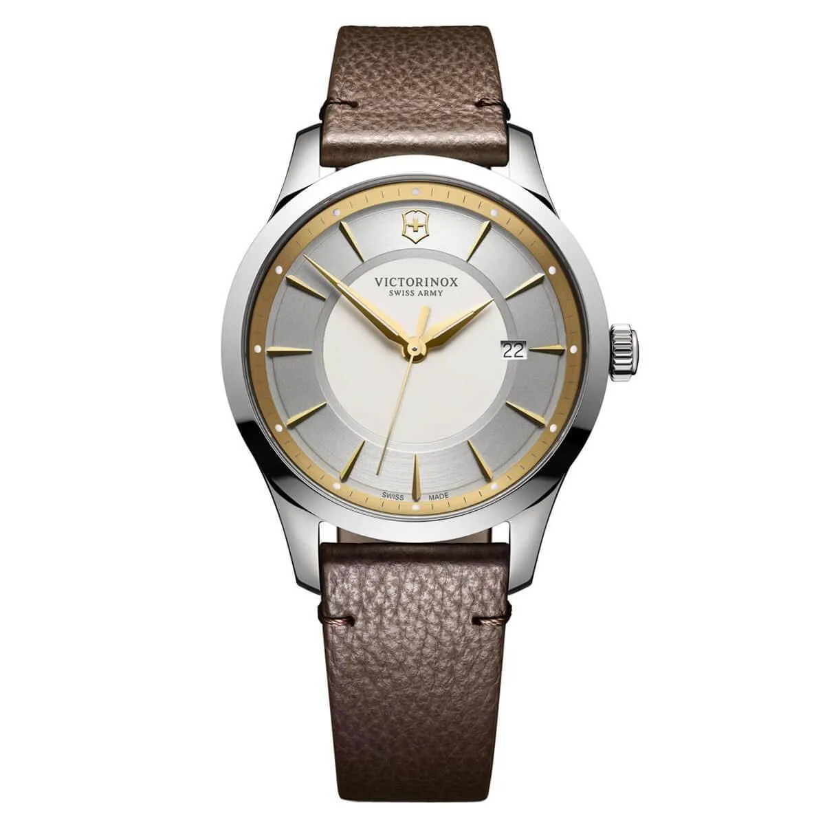 Victorinox Swiss Army Men's Strap Watch - Alliance Brown Leather | 241806