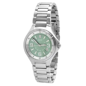 Victorinox Swiss Army Women's Watch - Base Camp Green Dial Steel Bracelet | 249076