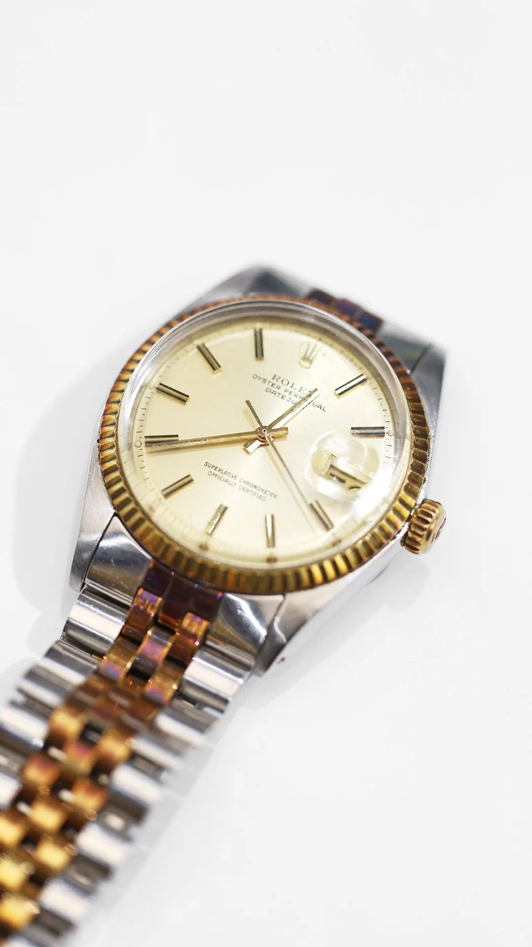 Vintage ROLEX 1601 Two Tone