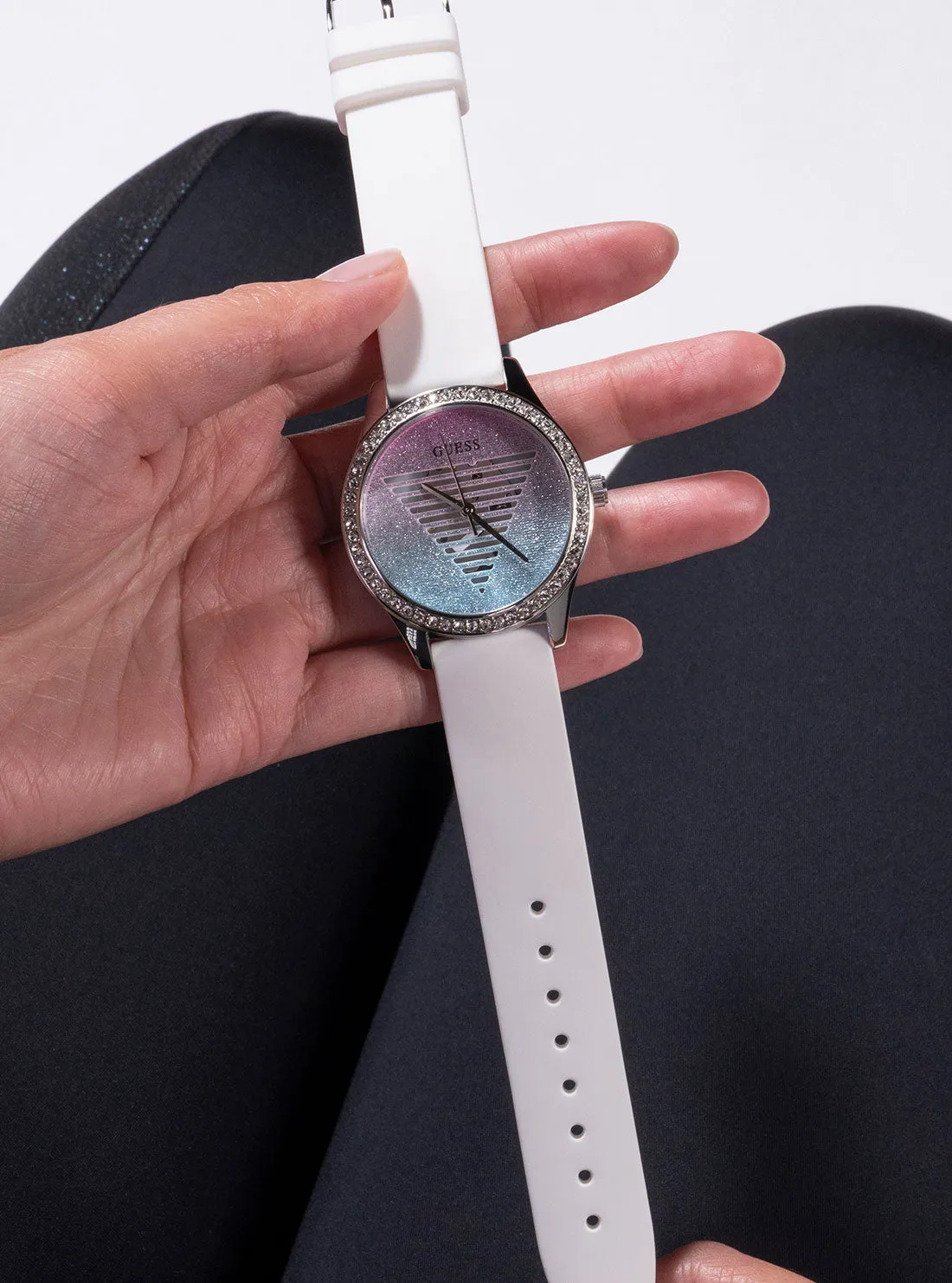 White Idol Lady Silicone Watch