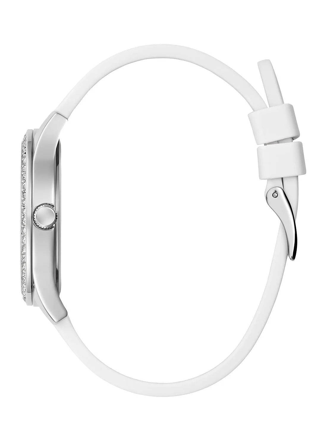 White Idol Lady Silicone Watch