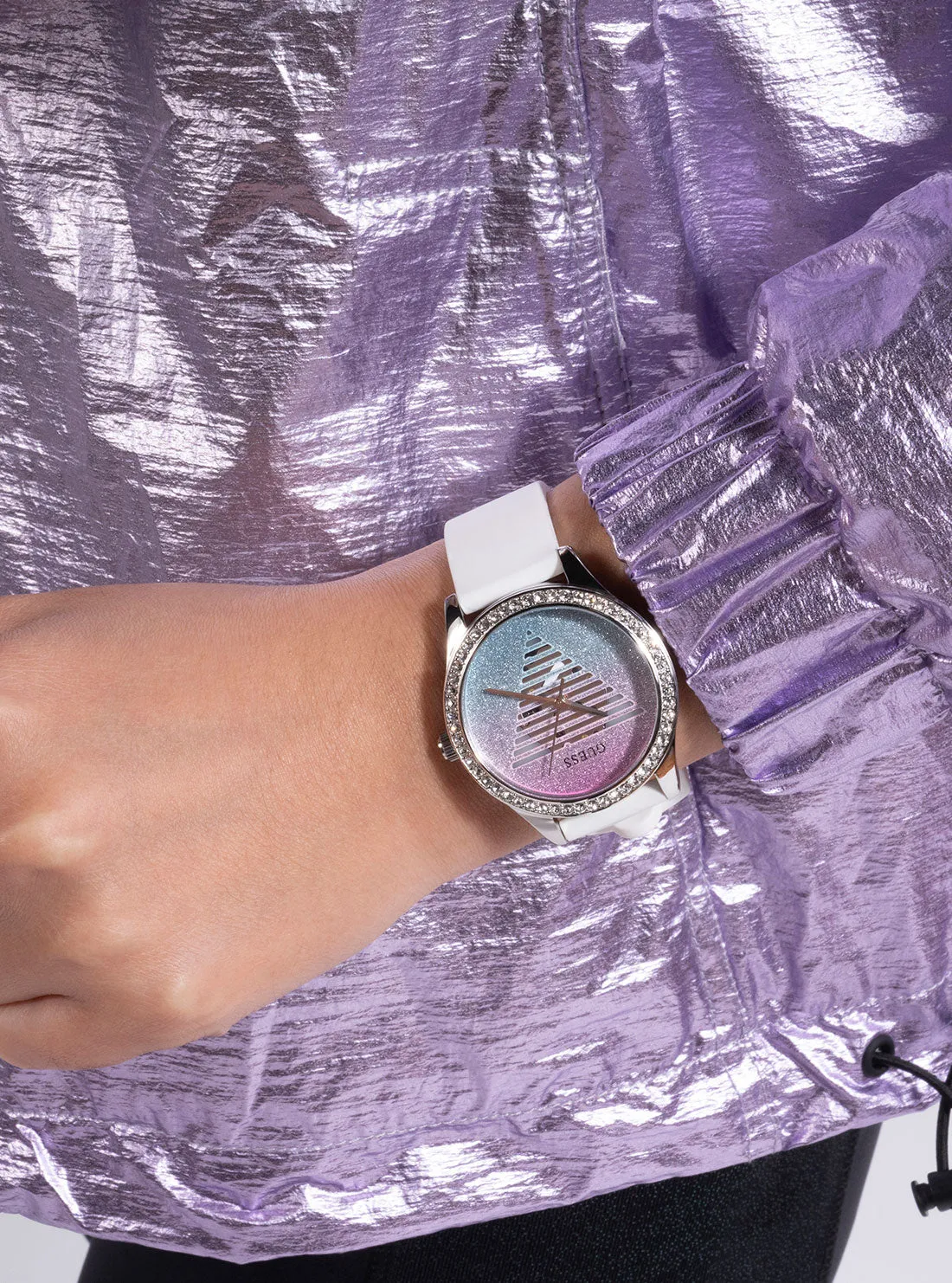 White Idol Lady Silicone Watch