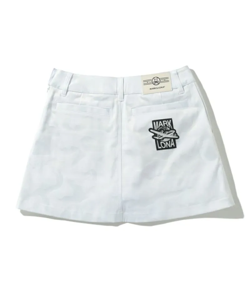 Women's Gauge Pleats Skirt White
